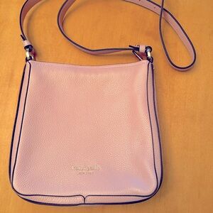 Kate Spade crossbody in rich pink. NWOT. A soft leather and just the right size!